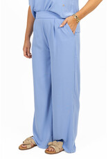 21Jewelz Losvallende pantalon met elastiek band - blauw