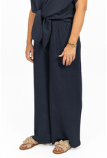 21Jewelz Losvallende co-ord set met knoopdetail - navy blauw