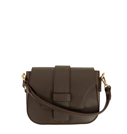 21Jewelz Luxe citytas met klep - donkerbruin