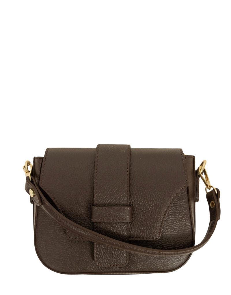 21Jewelz Luxe citytas met klep - donkerbruin
