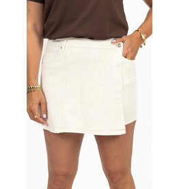 21Jewelz Jeans overslag skort - ecru