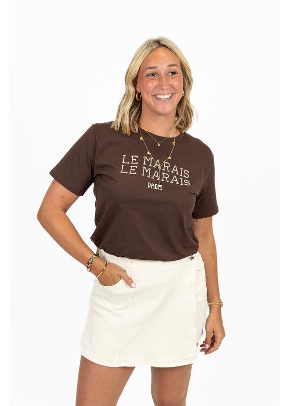 21Jewelz Le Marais t-shirt - bruin