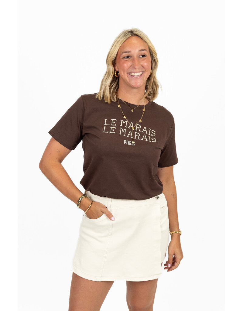 21Jewelz Le Marais t-shirt - bruin