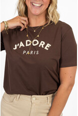 21Jewelz T-shirt J'adore Paris - bruin/beige