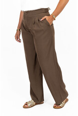 21Jewelz Pantalon met sierknopen - bruin