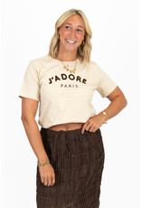 21Jewelz T-shirt J'adore Paris - beige/bruin