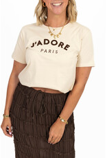 21Jewelz T-shirt J'adore Paris - beige/bruin