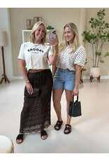 21Jewelz Blousje met stippen & korte mouwen - wit