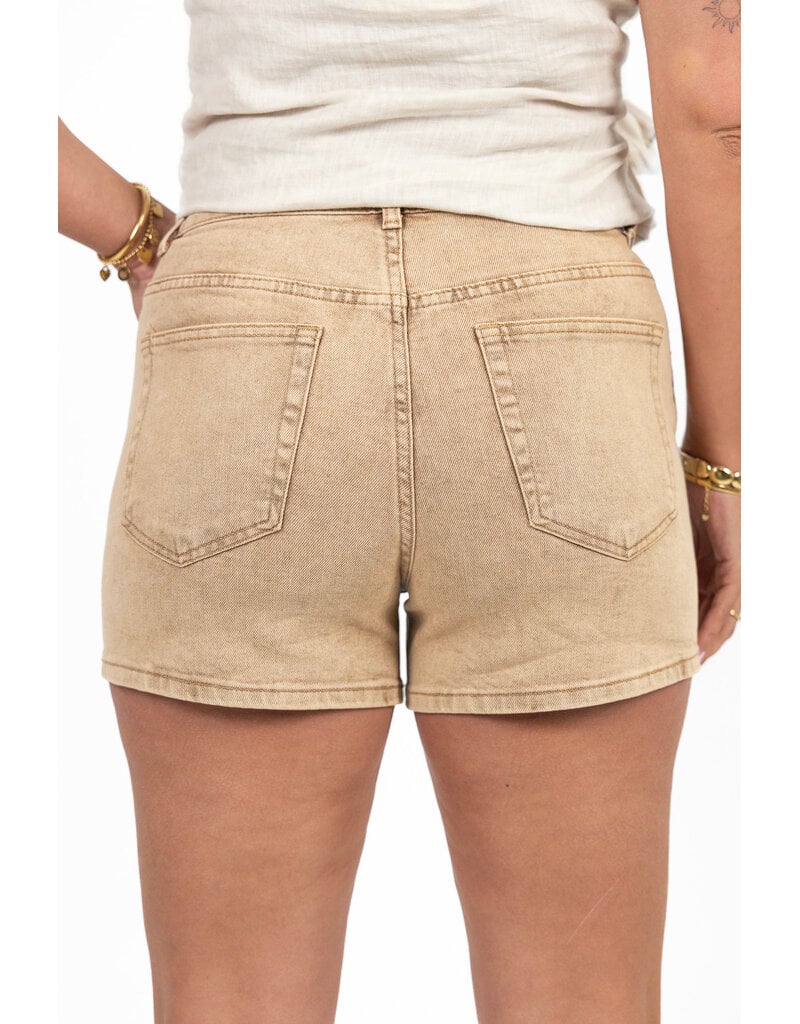 21Jewelz Jeans shortje - washed beige