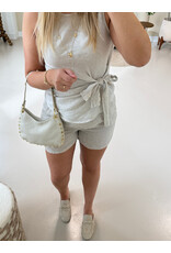21Jewelz Linnenlook shortje - beige