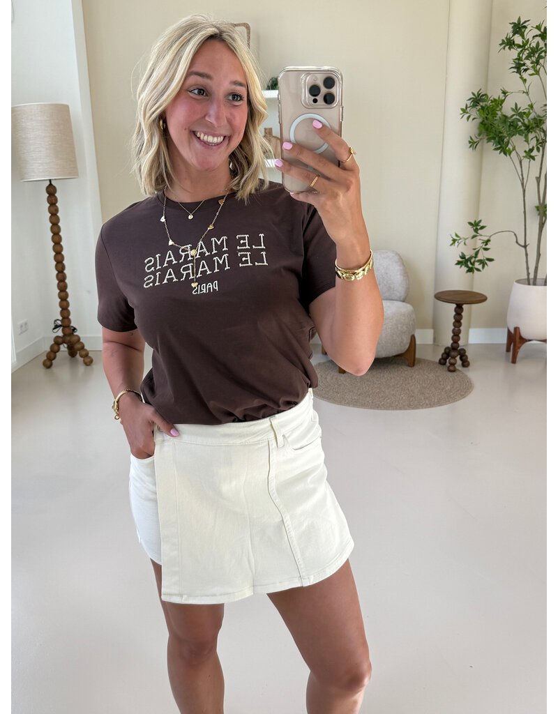 21Jewelz Le Marais t-shirt - bruin