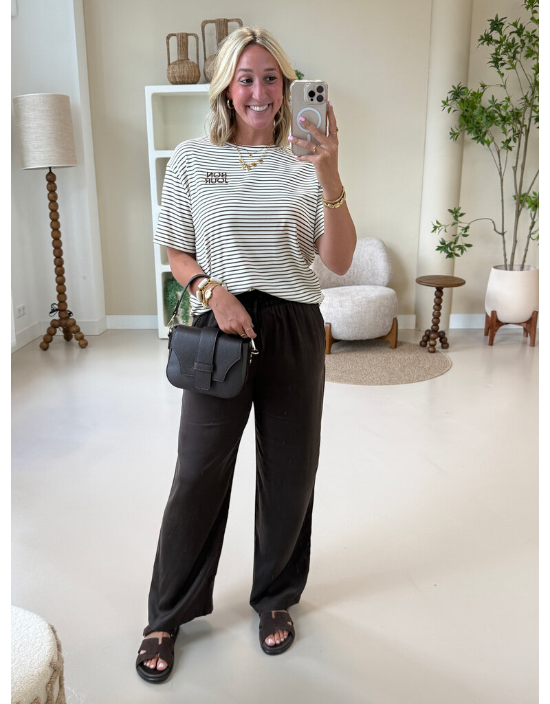 21Jewelz Effen casual jogger - bruin