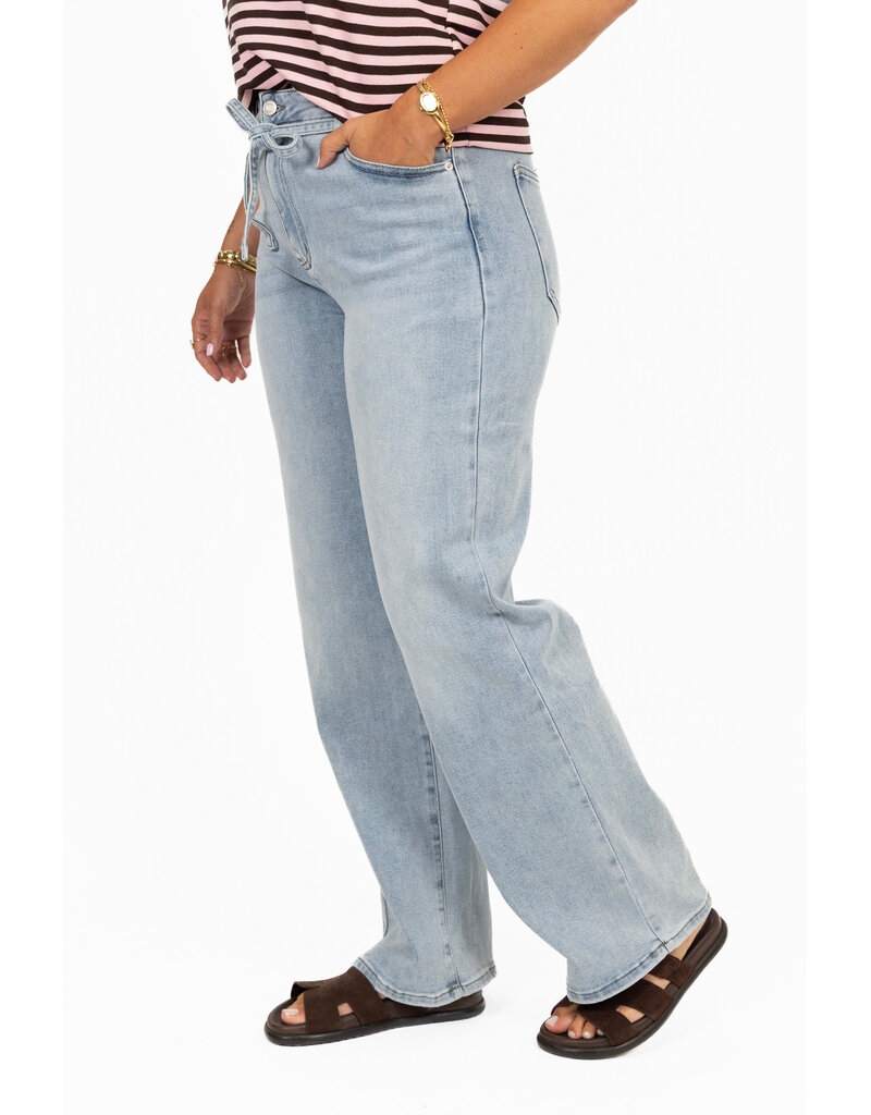 21Jewelz Jeans met ceintuur - lichtblauw