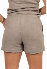 21Jewelz Linnenlook shortje - taupe