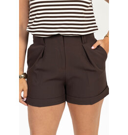 21Jewelz Bruin shortje met riem