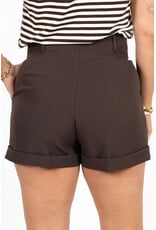 21Jewelz Bruin shortje met riem