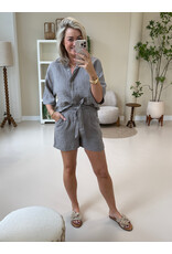 21Jewelz Linnenlook blouse - taupe