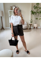 21Jewelz Linnenlook shortje - bruin