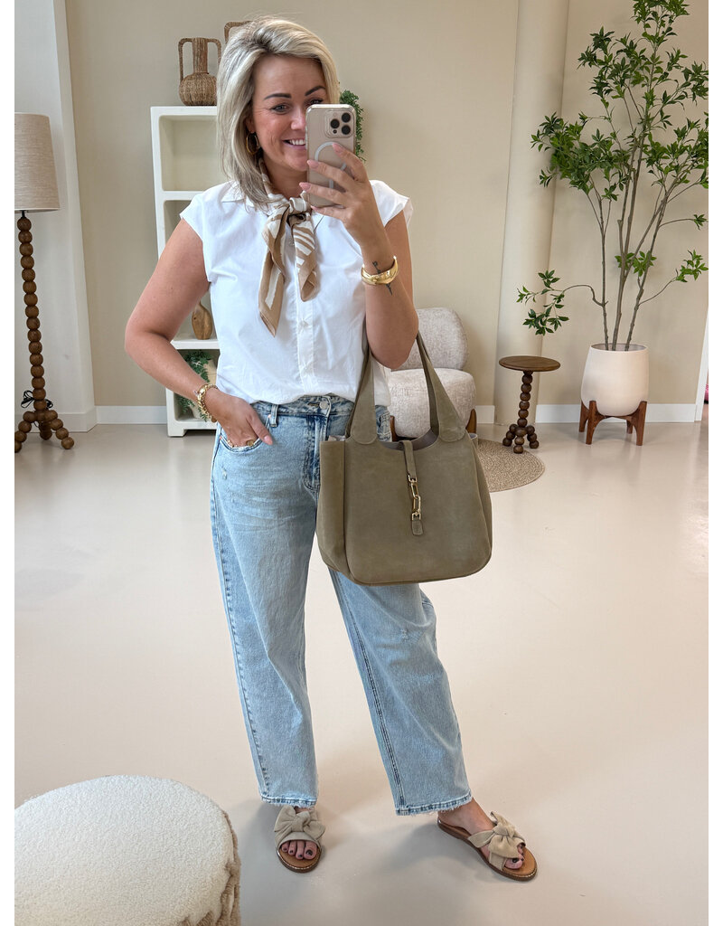 21Jewelz Basic mouwloos blousje - wit