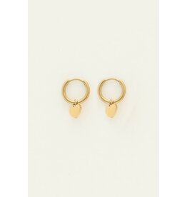 My Jewellery My Jewellery - Oorringen met klein hartje - goud