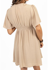 21Jewelz Kort basic jurkje - beige