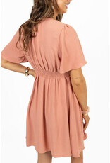 21Jewelz Kort basic jurkje - oud roze