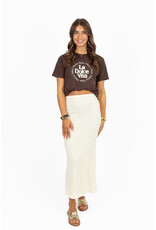 21Jewelz Aansluitende maxi rok - ecru