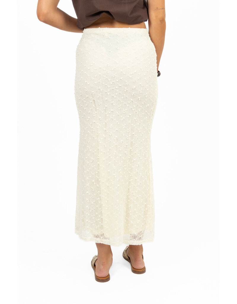 21Jewelz Aansluitende maxi rok - ecru