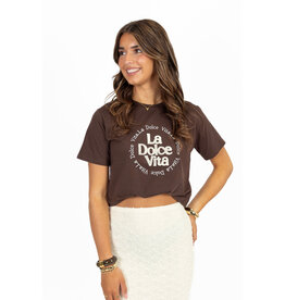 21Jewelz La dolce vita shirt - bruin/ecru
