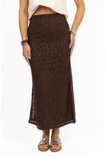 21Jewelz Aansluitende maxi rok - bruin