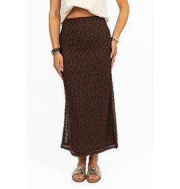 21Jewelz Aansluitende maxi rok - bruin