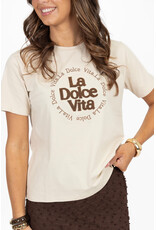 21Jewelz La dolce vita shirt - beige/bruin