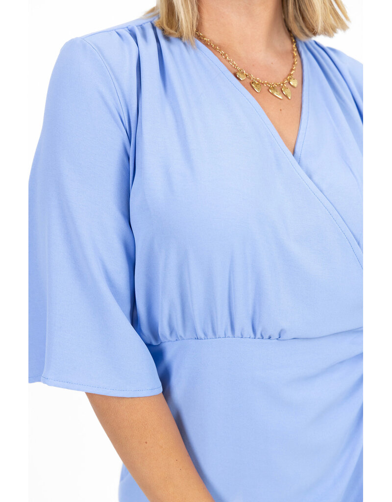 21Jewelz Jurkje met knoopdetail - blauw