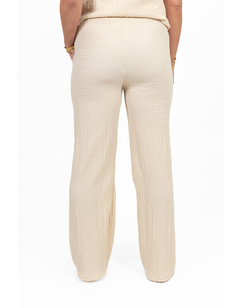 21Jewelz Losvallende co-ord set met pofmouwtjes - beige