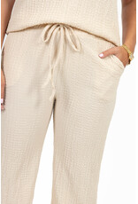 21Jewelz Losvallende co-ord set met pofmouwtjes - beige