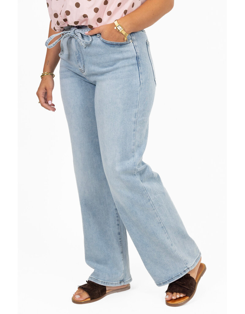 21Jewelz Jeans met ceintuur - lichtblauw