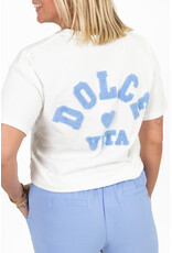21Jewelz La dolce vita shirt - wit