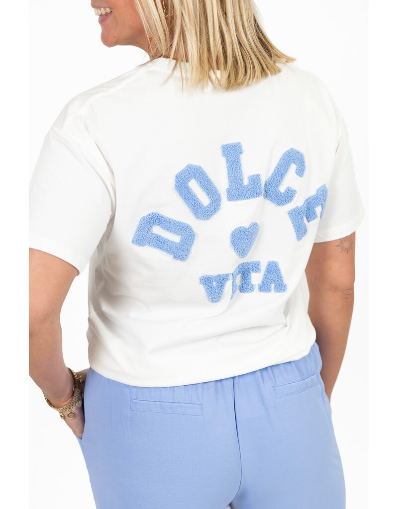 21Jewelz La dolce vita shirt - wit