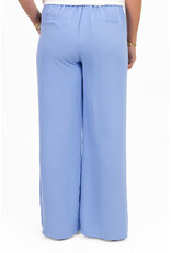 21Jewelz Losvallende pantalon met elastiek band - blauw