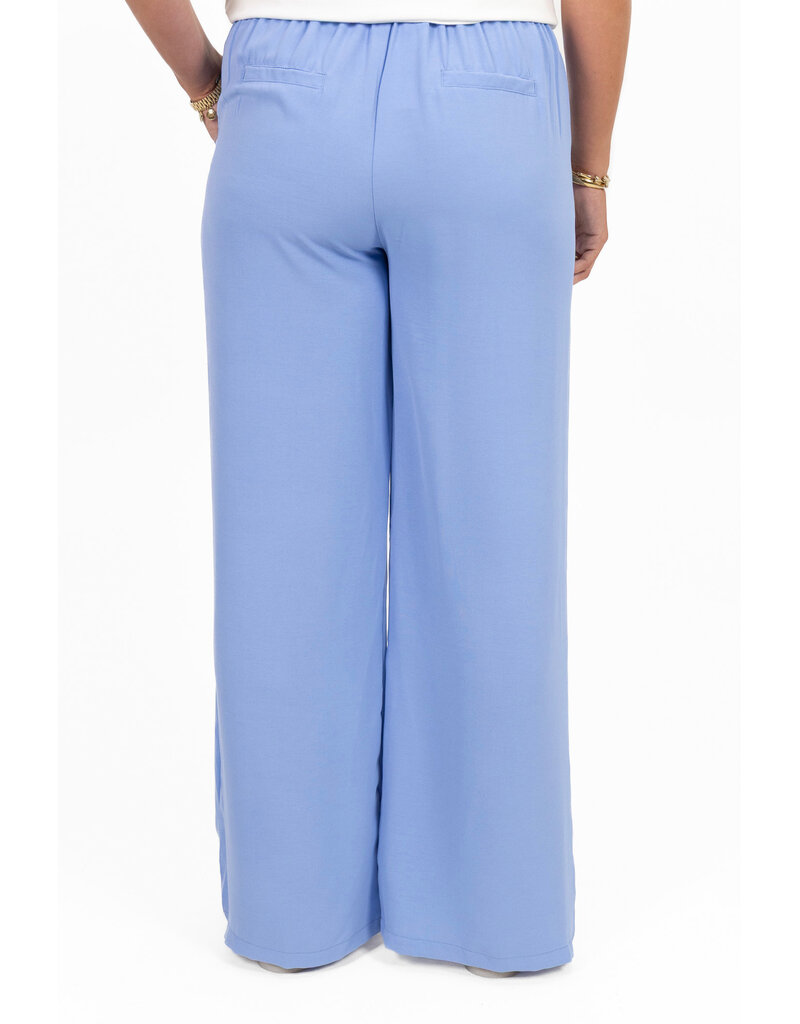 21Jewelz Losvallende pantalon met elastiek band - blauw