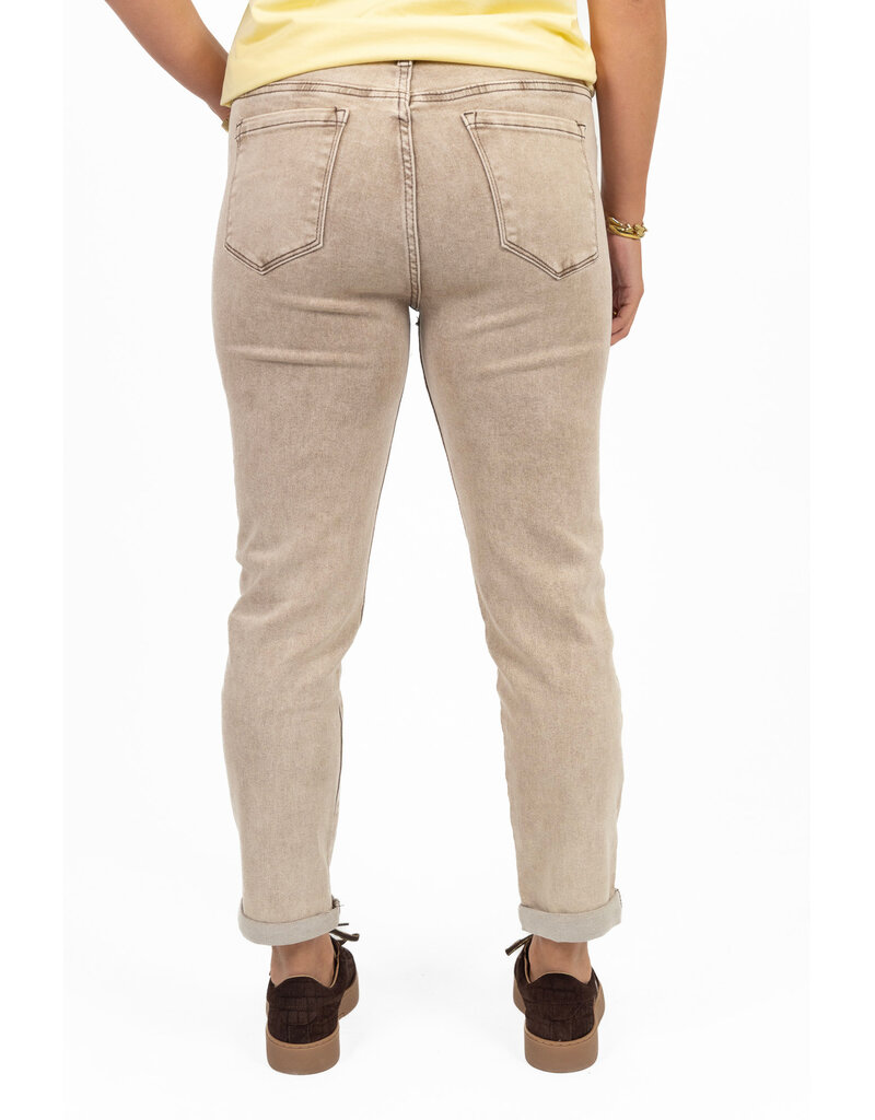 21Jewelz Washed mom jeans - beige