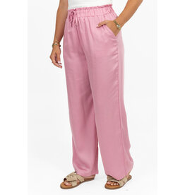 21Jewelz Losvallende pantalon met koordje - roze