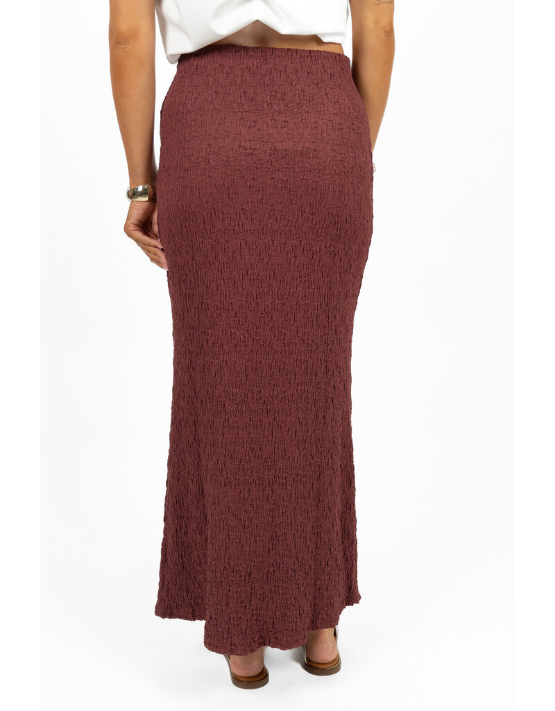 21Jewelz Slim fit maxi rok - bordeaux