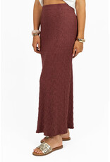 21Jewelz Slim fit maxi rok - bordeaux