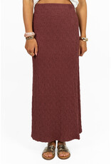 21Jewelz Slim fit maxi rok - bordeaux
