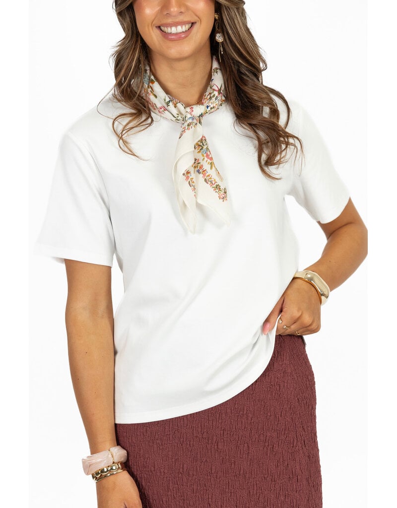 21Jewelz Effen basic t-shirt - wit