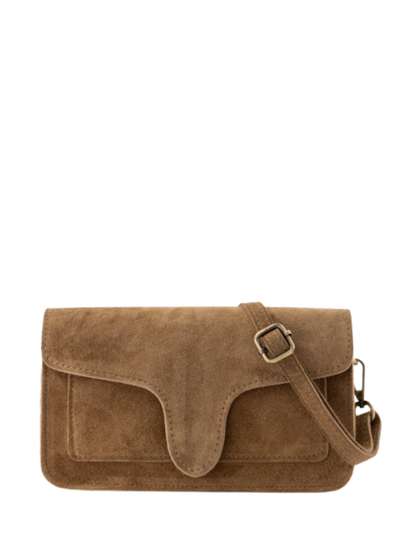 21Jewelz Suede handtasje - taupe