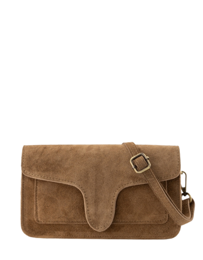 21Jewelz Suede handtasje - taupe