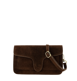 21Jewelz Suede handtasje - donkerbruin
