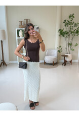 21Jewelz Aansluitende maxi rok - ecru